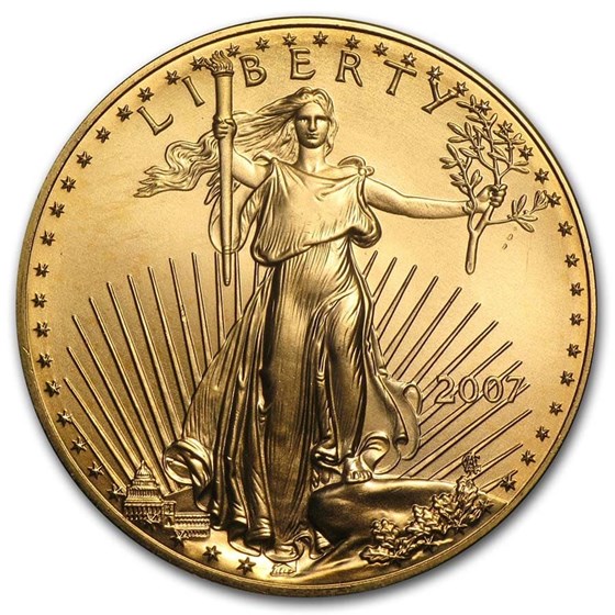 2007 1 oz American Gold Eagle BU 2007 1 oz American Gold Eagle BU