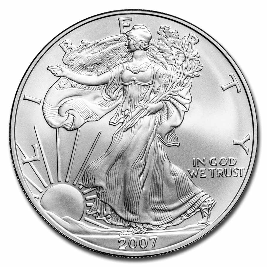 2007 1 oz American Silver Eagle BU