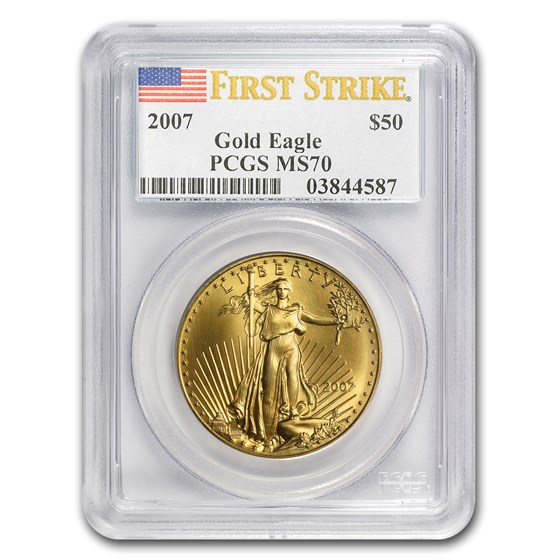 2007 1 oz Gold American Eagle MS-70 PCGS (FS) 2007 1 oz Gold American Eagle MS-70 PCGS (FS)