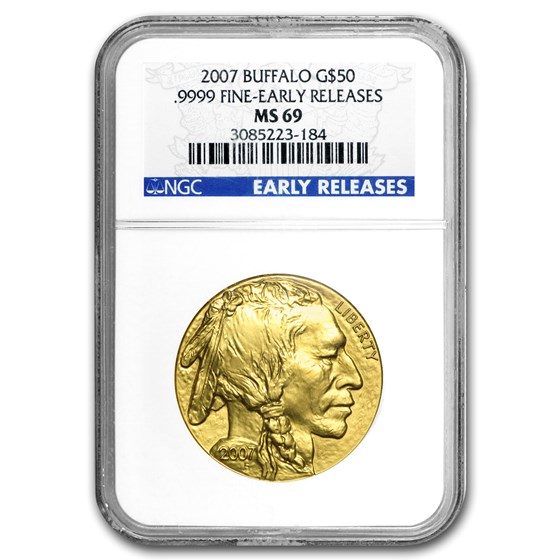 2007 1 oz Gold Buffalo MS-69 NGC (Early Releases) 2007 1 oz Gold Buffalo MS-69 NGC (Early Releases)