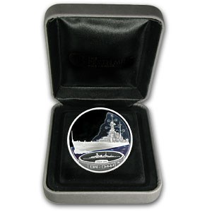 2007 1 oz Proof Silver HMS Hood Fighting Ships of WWII 2007 1 oz Proof Silver HMS Hood Fighting Ships of WWII