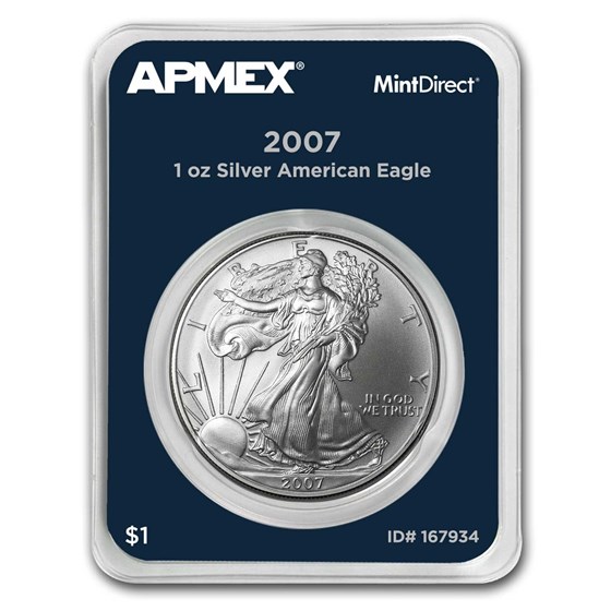 2007 1 oz Silver American Eagle (MintDirect® Single) 2007 1 oz Silver American Eagle (MintDirect® Single)