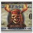 2007 $1 Pirate Skull CU-64 EPQ PMG (DIS#134) Low 3 Digit Serial #