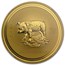 2007 2 oz Gold Lunar Year of the Pig MS-69 NGC (Series I)