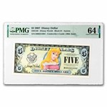 2007 $5.00 (D) Sleeping Beauty CU-64 EPQ PMG (DIS#129)