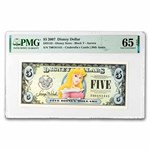 2007 $5.00 (T) Sleeping Beauty CU-65 EPQ PMG (DIS#132)