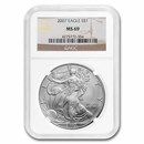 2007 American Silver Eagle MS-69 NGC