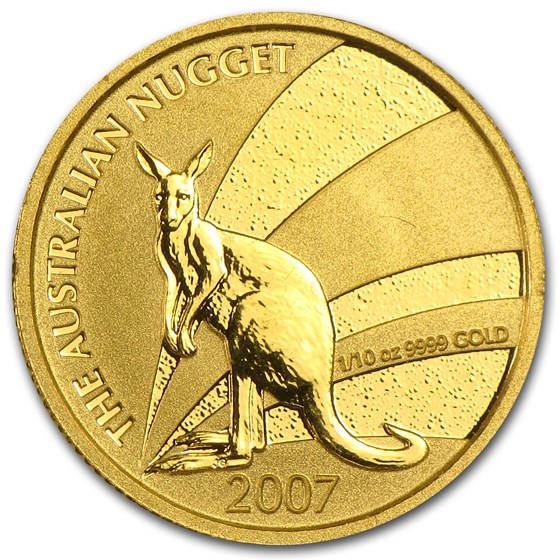 2007 Australia 1/10 oz Gold Nugget 2007 Australia 1/10 oz Gold Nugget