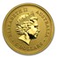2007 Australia 1/20 oz Gold Lunar Pig BU (Series I)