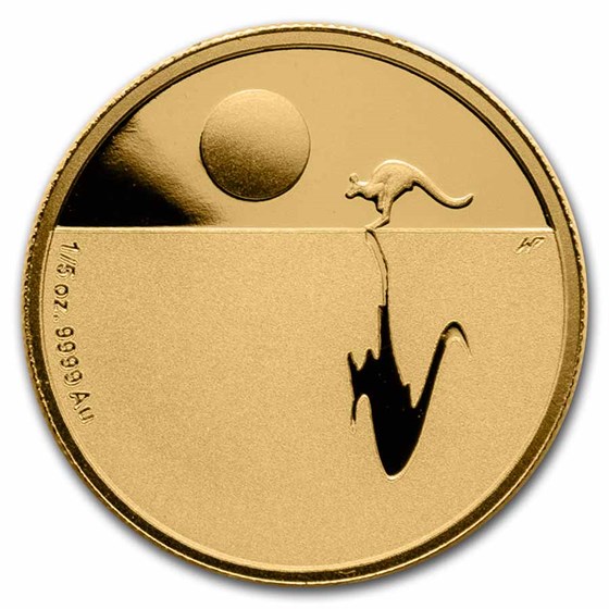 2007 Australia 1/5 oz Proof Gold Kangaroo at Sunset 2007 Australia 1/5 oz Proof Gold Kangaroo at Sunset