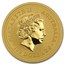2007 Australia 1 oz Gold Lunar Pig BU (Series I)