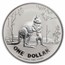 2007 Australia 1 oz Silver Kangaroo (In Orange Display Card)