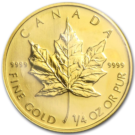 2007 Canada 1/4 oz Gold Maple Leaf BU