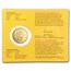 2007 Canada 1 oz Gold Maple Leaf .99999 BU (w/Damaged Assay Card)
