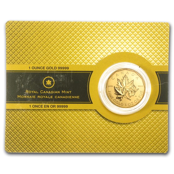 2007 Canada 1 oz Gold Maple Leaf .99999 BU (w/Damaged Assay Card) 2007 Canada 1 oz Gold Maple Leaf .99999 BU (w/Damaged Assay Card)