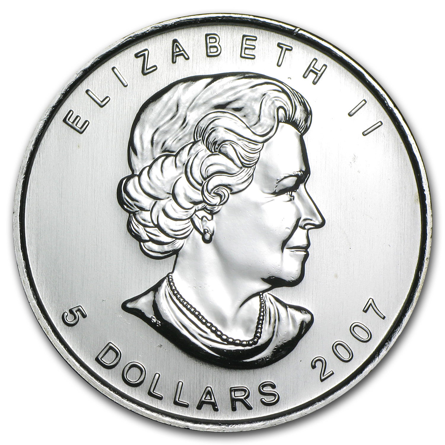 カナダ　1オンスシルバー2007 Buy 2007 Canadian 1 oz Silver Maple Leaf BU | APMEX