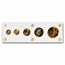 2007 Canada 5-Coin Gold Fractional Maple Leaf Set (1.9 oz)