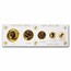 2007 Canada 5-Coin Gold Fractional Maple Leaf Set (1.9 oz)