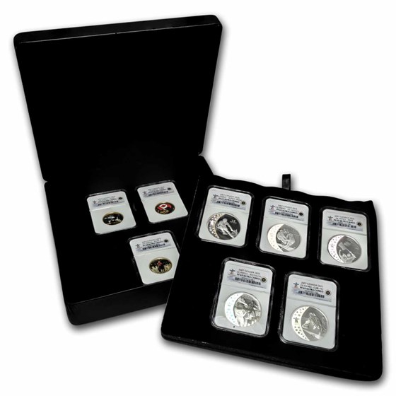 2007 Canada 8-Coin Olympics Athletes Pride Set PF-69 NGC 2007 Canada 8-Coin Olympics Athletes Pride Set PF-69 NGC