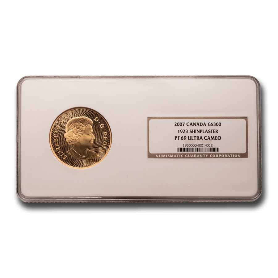 Buy 2007 Canada Gold $300 Shinplaster PF-69 NGC | APMEX