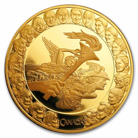 2007 Canada Proof Gold $300 Olympic Ideals (Box/COA) 2007 Canada Proof Gold $300 Olympic Ideals (Box/COA)