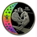 2007 Canada Silver $25 Olympic Ice Hockey (Capsule Only)