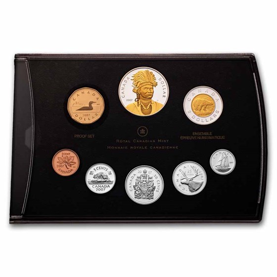 2007 Canada Silver Dollar Proof Set Celebrating Thayendanegea 2007 Canada Silver Dollar Proof Set Celebrating Thayendanegea