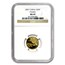 2007 China 1/10 oz Gold Panda MS-69 NGC