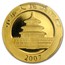 2007 China 1/10 oz Gold Panda MS-70 PCGS