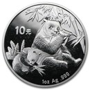 2007 China 1 oz Silver Panda BU (In Capsule)
