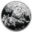 2007 China 1 oz Silver Panda BU (In Capsule)