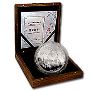 2007 China 5 oz Silver Panda Proof (w/Box & COA) 2007 China 5 oz Silver Panda Proof (w/Box & COA)