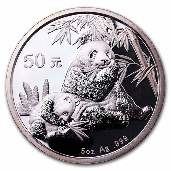 2007 China 5 oz Silver Panda Proof (w/Box & COA) 2007 China 5 oz Silver Panda Proof (w/Box & COA)