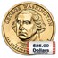 2007-D George Washington 25-Coin Presidential Dollar Roll