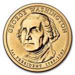 2007-D George Washington Presidential Dollar BU