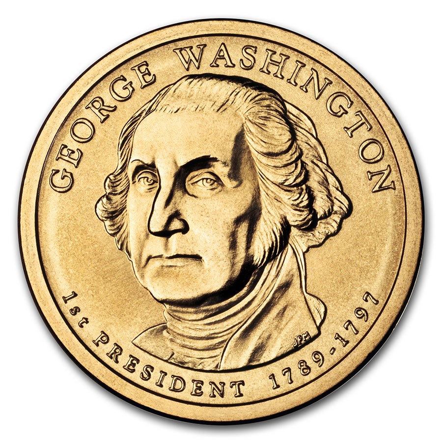 2007-D George Washington Presidential Dollar BU
