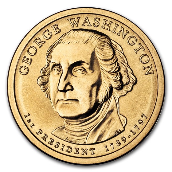 2007-D George Washington Presidential Dollar BU 2007-D George Washington Presidential Dollar BU