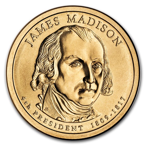 2007-D James Madison Presidential Dollar BU 2007-D James Madison Presidential Dollar BU