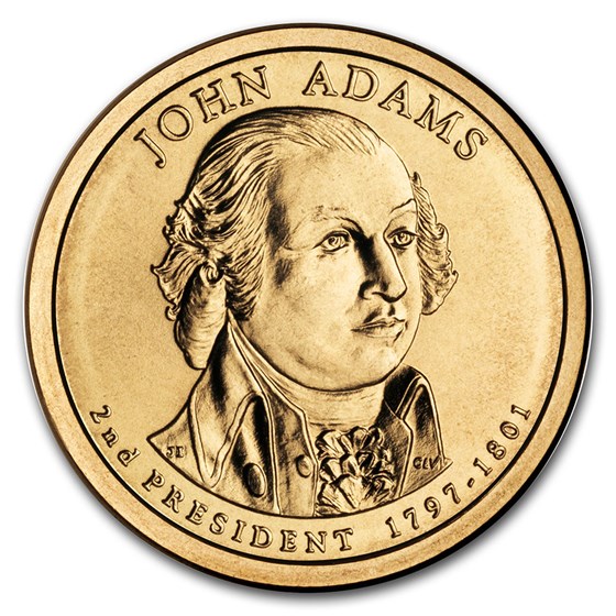 2007-D John Adams Presidential Dollar BU