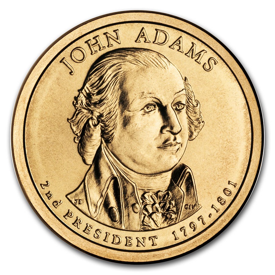 2007-D John Adams Presidential Dollar BU