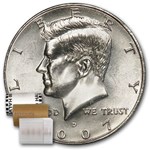 2007-D Kennedy Half Dollar 20-Coin Roll BU
