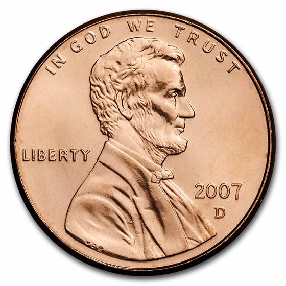 2007-D Lincoln Cent BU (Red) 2007-D Lincoln Cent BU (Red)