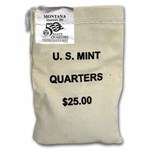 2007-D Montana State Quarter $25 Sealed Mint Bag BU