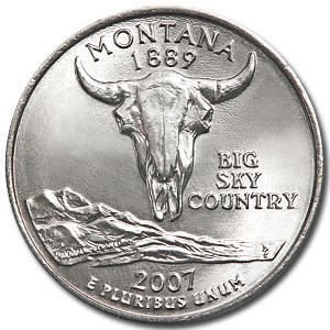 2007-D Montana State Quarter BU