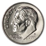 2007-D Roosevelt Dime BU