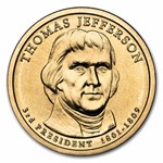 2007-D Thomas Jefferson 25-Coin Presidential Dollar Roll