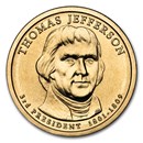 2007-D Thomas Jefferson Presidential Dollar BU