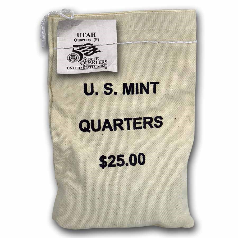 2007-D Utah State Quarter $25 Sealed Mint Bag BU
