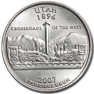 2007-D Utah State Quarter BU 2007-D Utah State Quarter BU