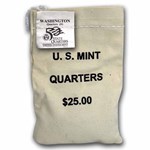 2007-D Washington State Quarter $25 Sealed Mint Bag BU